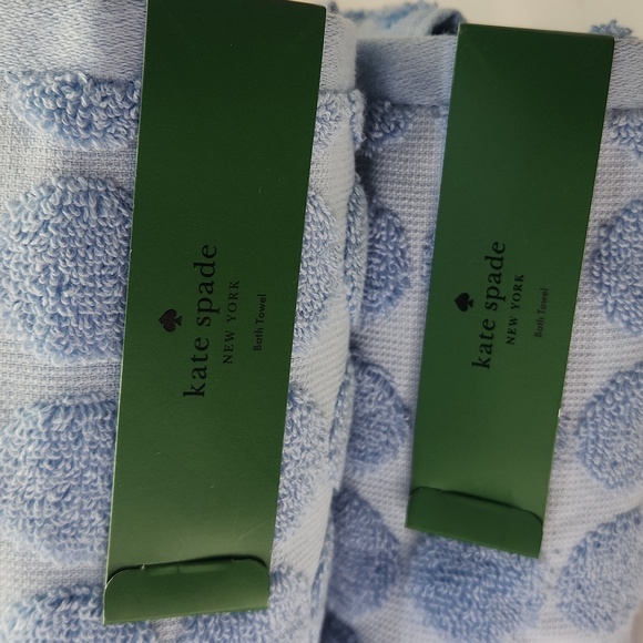 Last Chance, If Not Purchased Today, Mine:) Kate Spade Bath Towels set of 2 NWT - Picture 2 of 5